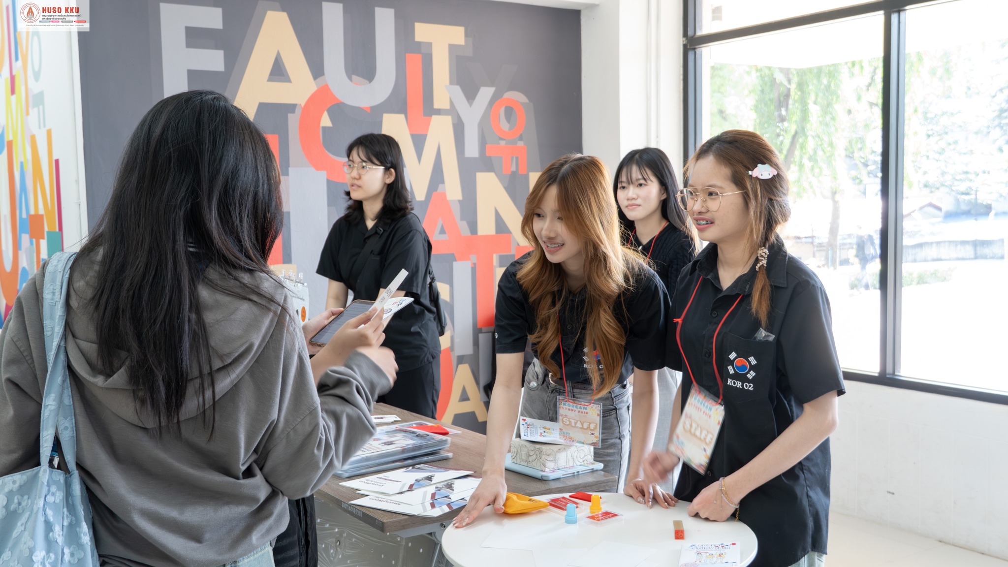 Korean University Information Booths