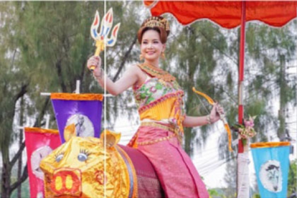 ขบวนแห่วัฒนธรรม เดือนห้า ประจำปี 2569 มข. เมื่อวันที่ 8 เมษายน ณ ริมบึงสีฐาน