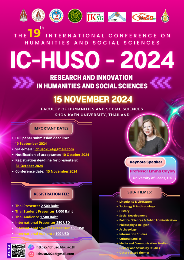 IC-HUSO-2024  RESEARCH AND INNOVATION IN HUMANITIES AND SOCIAL SCIENCES