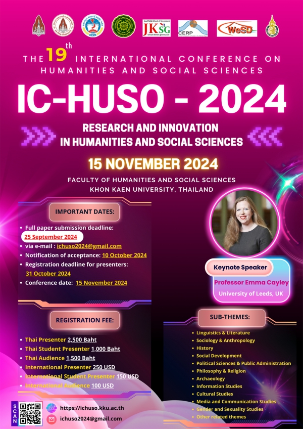 IC-HUSO-2024  RESEARCH AND INNOVATION IN HUMANITIES AND SOCIAL SCIENCES