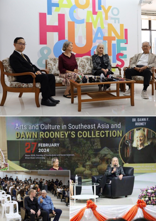 amous writer, “Dr. Dawn F. Rooney”, visits Faculty of Humanities and Social Sciences to lead a forum on Arts and Culture in Southeast Asia